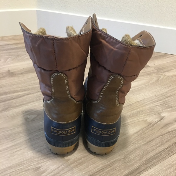 LONDON FOG Womens Mitten Cold Weather Duck Boot for Snow - Picture 3 of 8